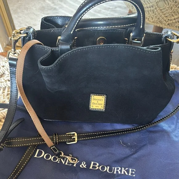 Dooney & Bourke Black Satchel with Structured Design - Picture 11 of 14